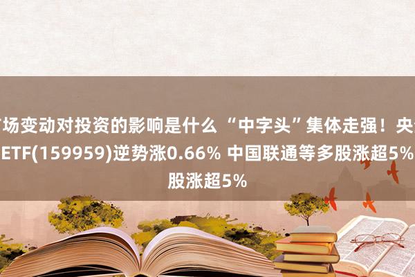 市场变动对投资的影响是什么 “中字头”集体走强！央企ETF(159959)逆势涨0.66% 中国联通等多股涨超5%